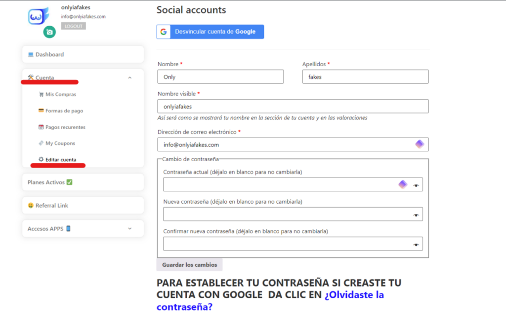 image 30 Only IA Fakes Como editar mi cuenta
